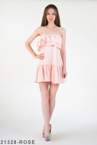Жіноче плаття Подіум Lisa 21328-ROSE XS Рожевий - SvitStyle