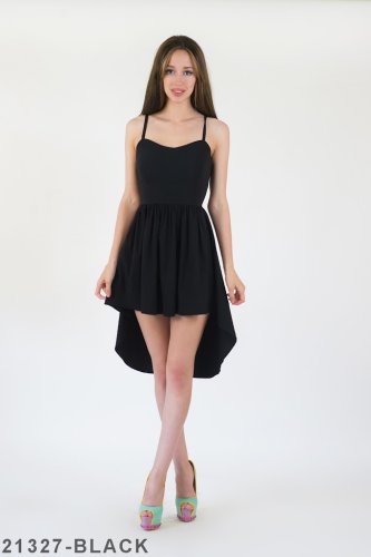 Жіноче плаття Подіум Jaden 21327-BLACK XS Чорний - SvitStyle