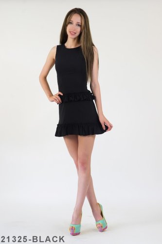 Жіноче плаття Подіум Rosalina 21325-BLACK XS Чорний - SvitStyle