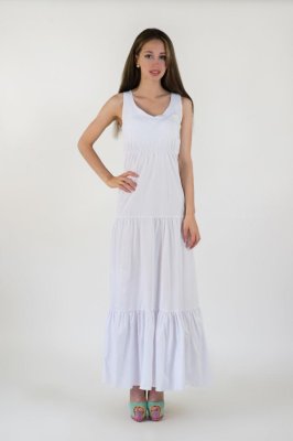 Жіноче плаття Подіум Belly 21324-WHITE XS Білий - 8581836 - SvitStyle