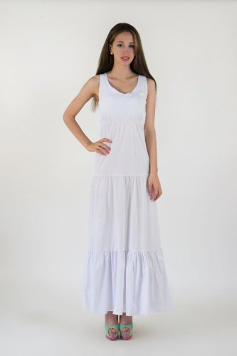 Жіноче плаття Подіум Belly 21324-WHITE XS Білий - SvitStyle