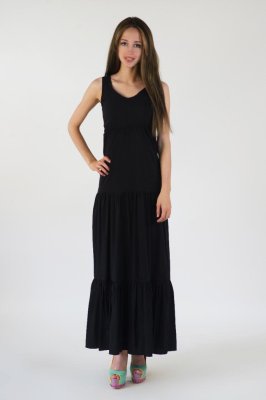 Жіноче плаття Подіум Belly 21324-BLACK XS Чорний - 8581837 - SvitStyle