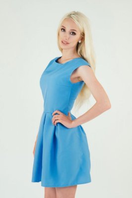 Жіноче плаття Подіум Fox glove 11203-LIGHT/BLUE S Голубий - 8581851 - SvitStyle