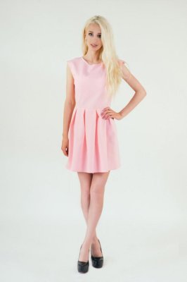 Жіноче плаття Подіум Fox glove 11203-ROSE S Рожевий - 8581852 - SvitStyle