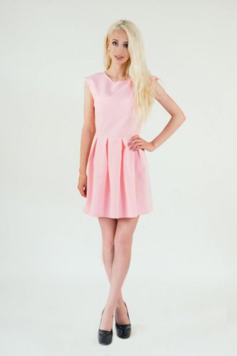 Жіноче плаття Подіум Fox glove 11203-ROSE S Рожевий - SvitStyle