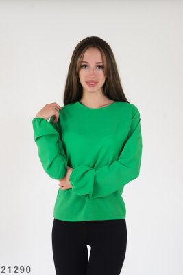 Жіноча блузка Подіум Imagis 21290 XS Зелений - SvitStyle