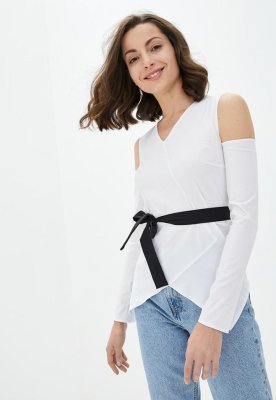 Жіноча блузка Подіум Maiza 21261-WHITE XS Білий - SvitStyle