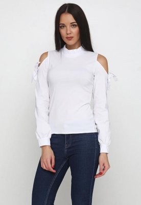Жіноча блузка Подіум Kosmo 21260-WHITE XS Білий - 8581918 - SvitStyle
