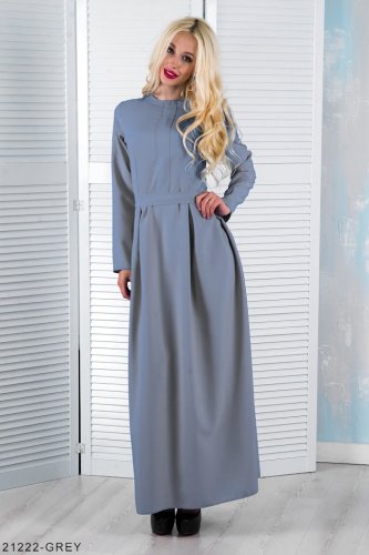 Жіноче плаття Подіум Sonia 21222-GREY XS Сірий - SvitStyle
