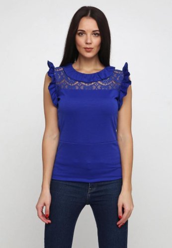 Жіноча блузка Подіум Fionis 21218-BLUE XS Синій - SvitStyle