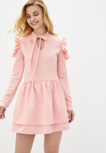 Жіноче плаття Подіум Miller 21164-ROSE XS Рожевий - SvitStyle