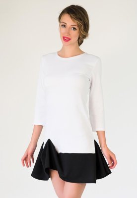 Жіноче плаття Подіум Betis 21163-WHITE XS Білий - 8582010 - SvitStyle