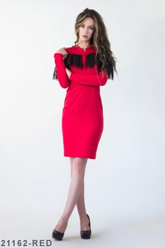Жіноче плаття Подіум Elita 21162-RED XS Червоний - SvitStyle