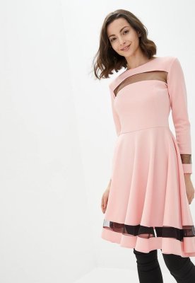Жіноче плаття Подіум Azales 21139-ROSE XS Рожевий - 8582022 - SvitStyle