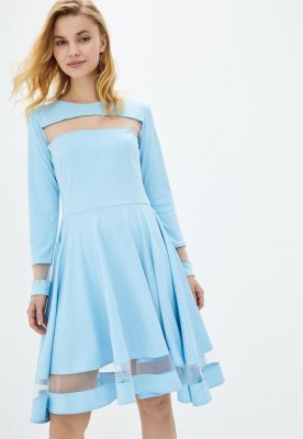 Жіноче плаття Подіум Azales 21139-BLUE XS Голубий - 8582023 - SvitStyle