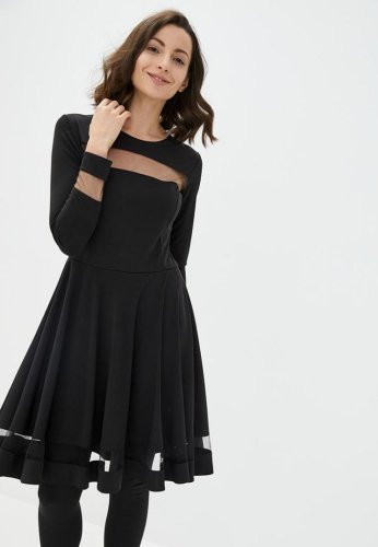 Жіноче плаття Подіум Azales 21139-BLACK XS Чорний - SvitStyle