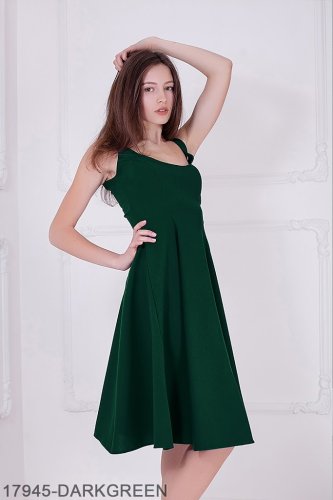 Жіноче плаття Подіум Alexa 17945-DARKGREEN XS Зелений - SvitStyle