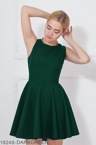 Жіноче плаття Подіум Grace 18249-DARKGREEN XS Зелений - SvitStyle