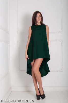 Жіноче плаття Подіум Feder 18998-DARKGREEN XS Зелений - 8582047 - SvitStyle