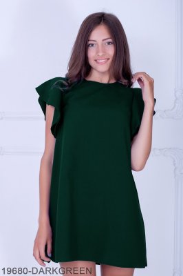 Жіноче плаття Подіум Ellis 19680-DARKGREEN XS Зелений - 8582049 - SvitStyle