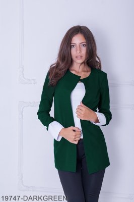 Жіночий піджак Подіум Danielle 19747-DARKGREEN XS Зелений - 8582051 - SvitStyle