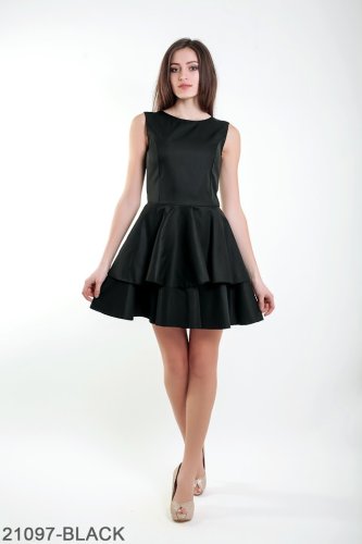 Жіноче плаття Подіум Evis 21097-BLACK XS Чорний - SvitStyle
