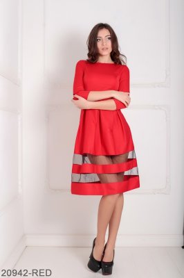 Жіноче плаття Подіум Tionna 20942-RED XS Червоний - 8582170 - SvitStyle