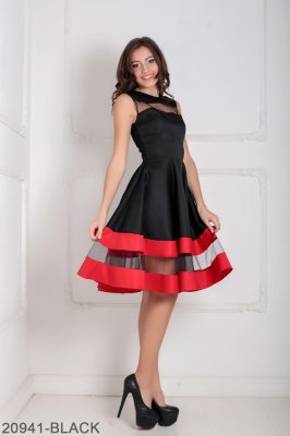 Жіноче плаття Подіум Valentine 20941-BLACK XS Чорний - 8582172 - SvitStyle