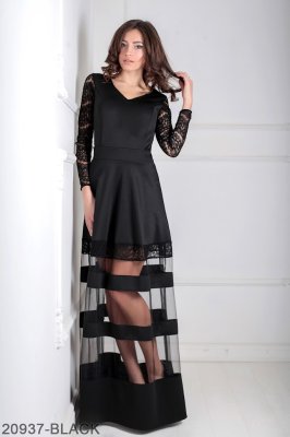 Жіноче плаття Подіум Mishele 20937-BLACK XS Чорний - 8582181 - SvitStyle