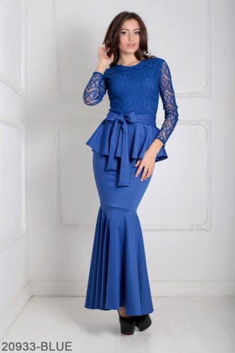 Жіноче плаття Подіум Adelis 20933-BLUE XS Синій - SvitStyle