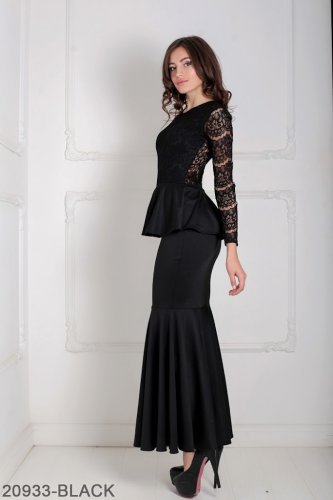 Жіноче плаття Подіум Adelis 20933-BLACK XS Чорний - SvitStyle