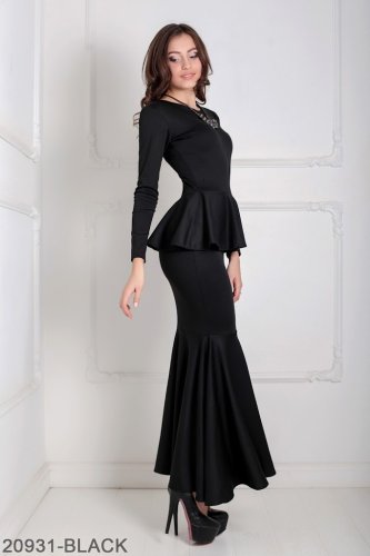Жіноче плаття Подіум Laura 20931-BLACK XS Чорний - SvitStyle