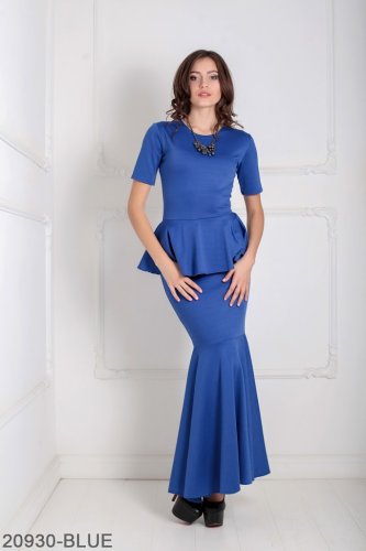 Жіноче плаття Подіум Amalia 20930-BLUE XS Синій - SvitStyle