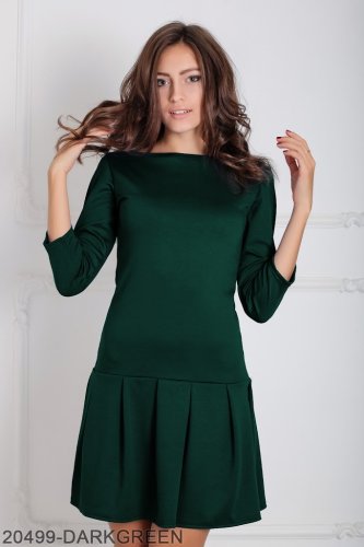Жіноче плаття Подіум Sianna 20499-DARKGREEN XS Зелений - SvitStyle