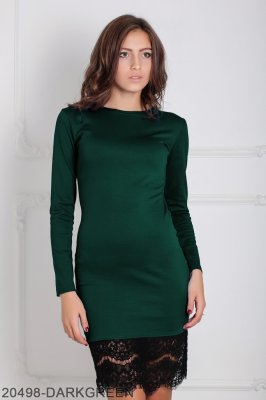 Жіноче плаття Подіум Savage 20498-DARKGREEN XS Зелений - 8582299 - SvitStyle