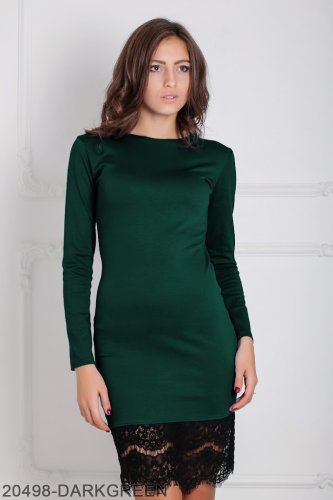 Жіноче плаття Подіум Savage 20498-DARKGREEN XS Зелений - SvitStyle