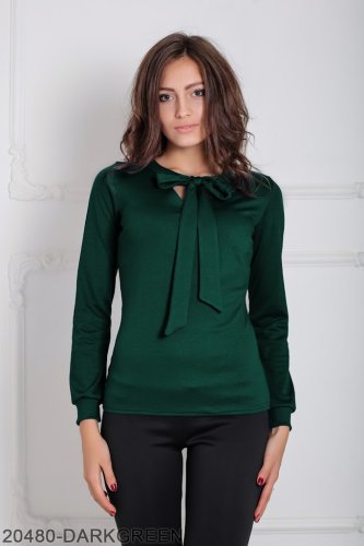 Жіноча блузка Подіум Gabliela 20480-DARKGREEN XS Зелений - SvitStyle