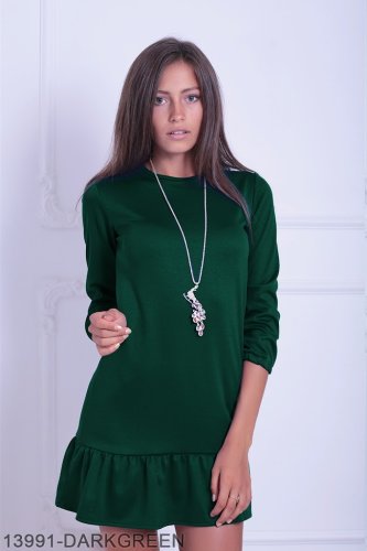 Жіноче плаття Подіум Bombay 13991-DARKGREEN XS Зелений - SvitStyle