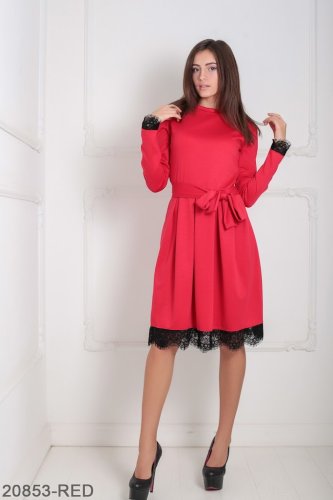 Жіноче плаття Подіум Kallagis 20853-RED XS Червоний - SvitStyle