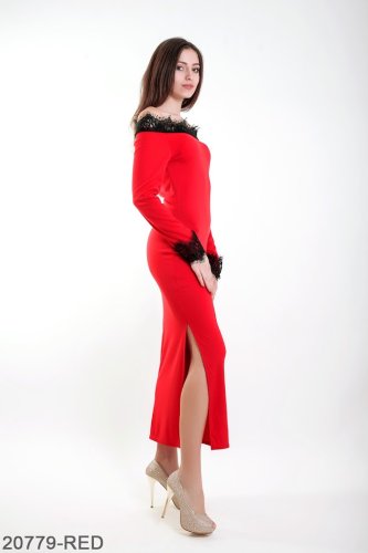 Жіноче плаття Подіум Viola 20779-RED XS Червоний - SvitStyle