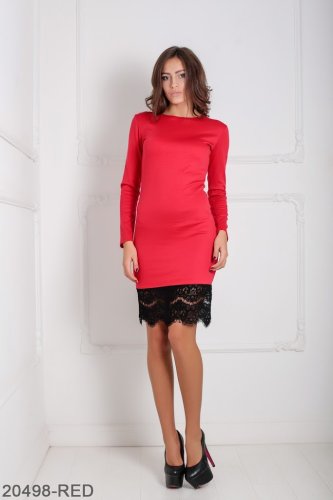Жіноче плаття Подіум Savage 20498-RED XS Червоний - SvitStyle