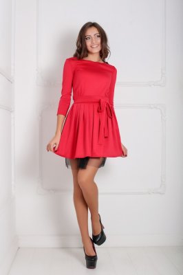 Жіноче плаття Подіум Lablis 20483-RED XS Червоний - 8582606 - SvitStyle