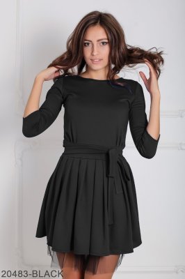 Жіноче плаття Подіум Lablis 20483-BLACK XS Чорний - 8582608 - SvitStyle