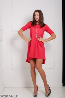 Жіноче плаття Подіум Lovato 20267-RED XS Червоний - 8582668 - SvitStyle