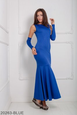 Жіноче плаття Подіум Noren 20263-BLUE XS Синій - 8582672 - SvitStyle