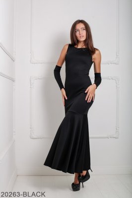 Жіноче плаття Подіум Noren 20263-BLACK XS Чорний - 8582675 - SvitStyle