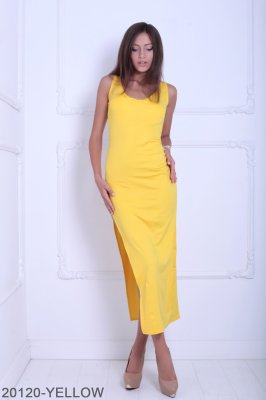 Жіноче плаття Подіум Melinda 20120-YELLOW XS Жовтий - 8582753 - SvitStyle