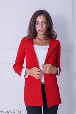 Жіночий піджак Подіум Danielle 19747-RED XS Червоний - 8582920 - SvitStyle