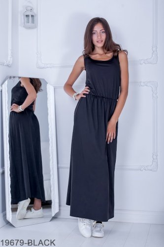 Жіноче плаття Подіум Alessia 19679-BLACK XS Чорний - SvitStyle