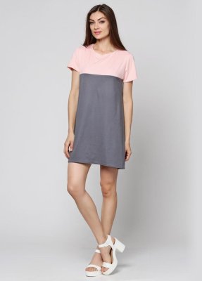 Жіноче плаття Подіум Nicki 19001-GREY/ROSE XS Різнокольоровий - 8583029 - SvitStyle